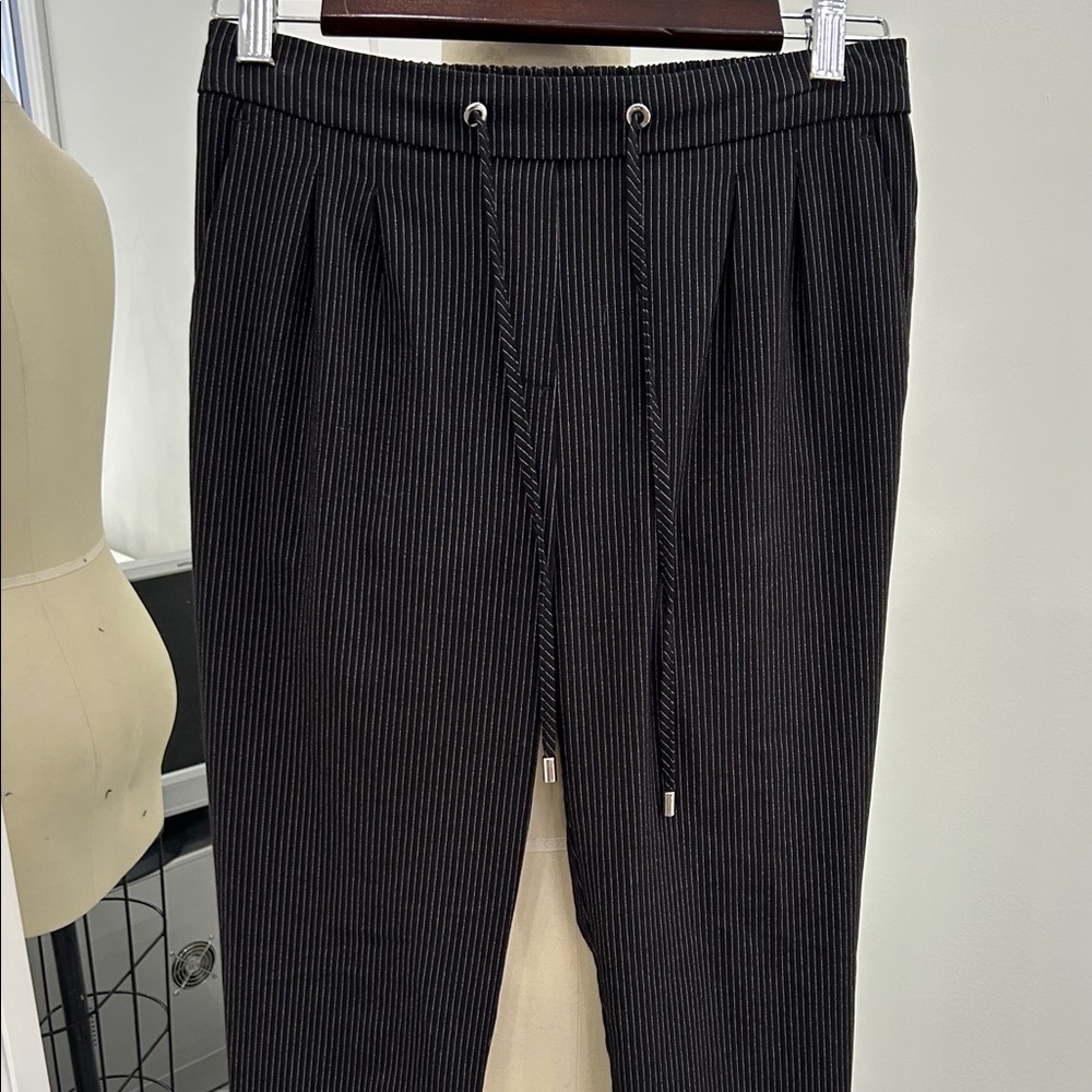 Dynamite Charcoal Pinstripe Trousers